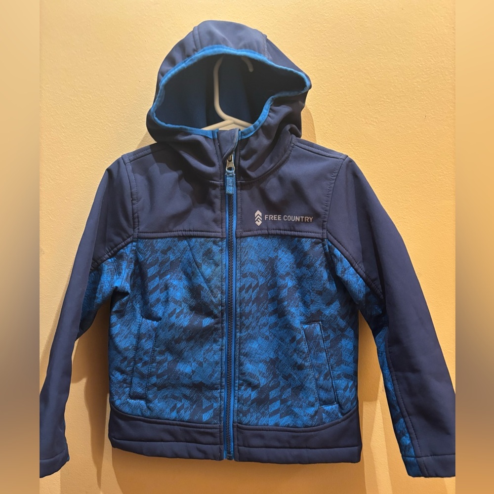 Free country boys winter coat jacket with hood size 4